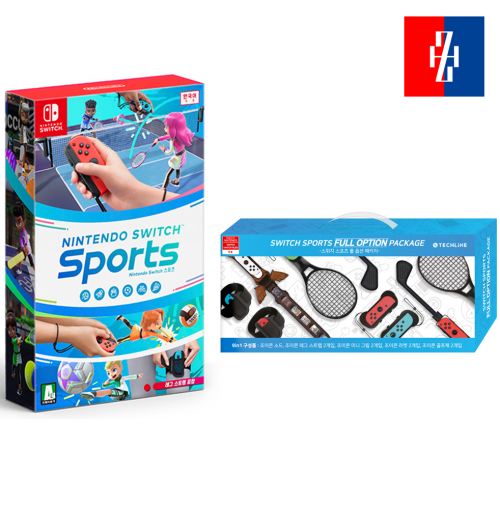닌텐도 스위치 스포츠 한글판(레그 스트랩 포함)+스포츠 풀옵션 키트
