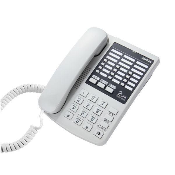 지엔텔 2라인 유선전화기 GS-872 사무용/2국선/플래시기능/온후크