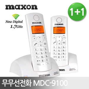 1+1 무선 전화기 MDC-9100 발신자 표시 가정용 사무실