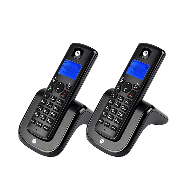 모토로라 무선 전화기 T201A 블랙 (본품 2대 구성 할인)