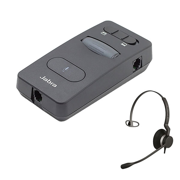 자브라 콜센터 증폭기 LINK860+스마트폰용 한귀형 헤드셋포함 BIZ2300NC Mono