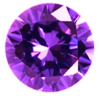 4prong Compass Layered Ring Purple Stone