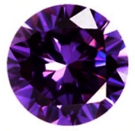 4prong Compass Layered Ring Purple Stone