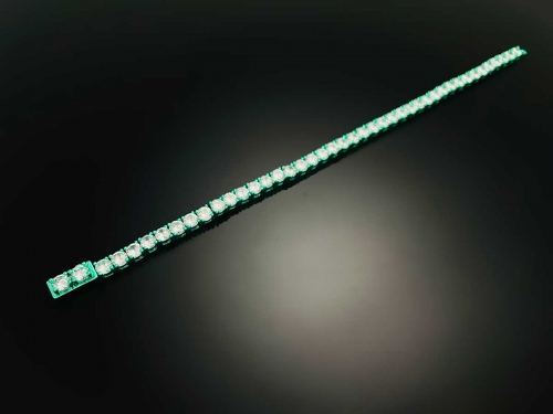 Color Tennis Chain Bracelet with New Clasp Mint