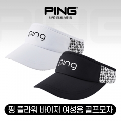 2022 PING 핑 플라워 바이저 여성용 골프 모자