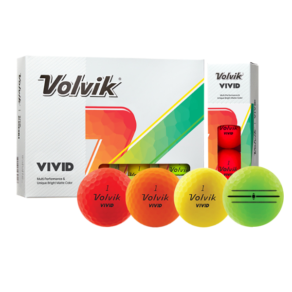 볼빅 VIVID COMBI 비비드  컬러 골프볼 3피스